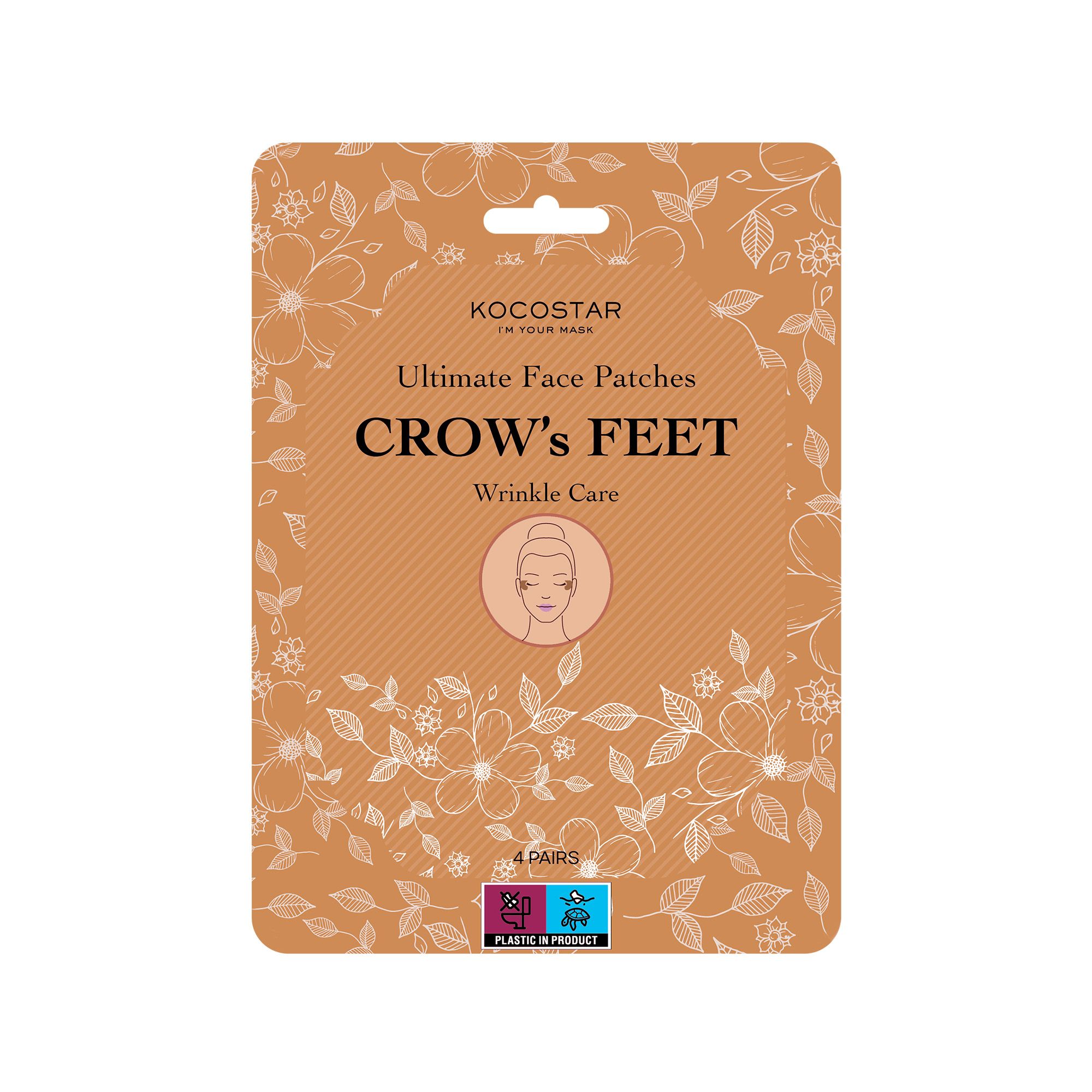 KOCOSTAR - ULTIMATE FACE PATCHES Crow's Feet Wrinkle Care - 4pairs
